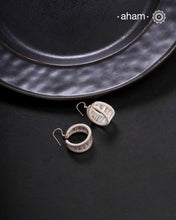 A.M P.M Silver Earrings