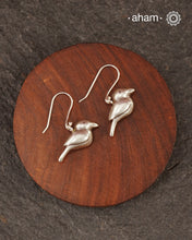 A.M P.M Charms Silver Earrings