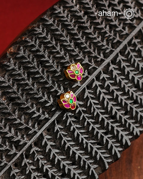 Mini Gold Polish Silver Studs