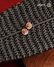 Gold Polish Silver Studs