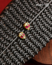 Gold Polish Silver Studs