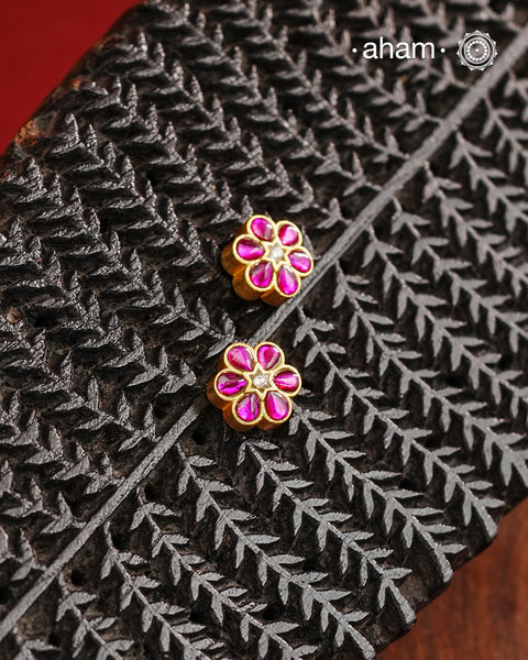 Mini Gold Polish Silver Studs