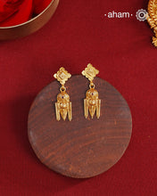 Gold Polish Silver Earrings