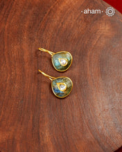 Gold Polish Silver Earrings feature exquisite kundan inlay work, blending traditional craftsmanship with contemporary style. Perfectly suited for Indo-Western ensembles, they add a touch of elegance and sophistication to your look. Crafted with attention to detail making them a versatile accessory for every occassion.