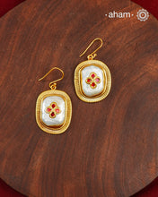 Gold Polish Silver Earrings feature exquisite kundan inlay work, blending traditional craftsmanship with contemporary style. Perfectly suited for Indo-Western ensembles, they add a touch of elegance and sophistication to your look. Crafted with attention to detail making them a versatile accessory for special occasions.