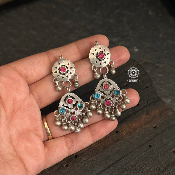 Tribal Silver Earrings