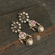 Tribal made up earring crafted in silver. Easy and light weight to wear and can be matched with a number of outfits. 