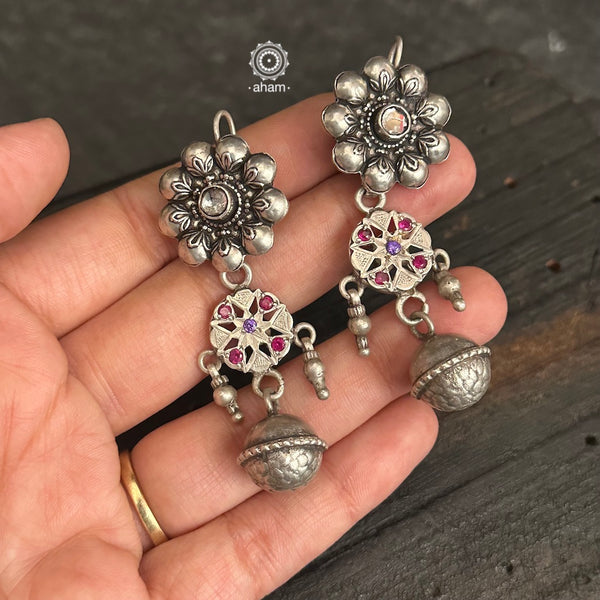 Tribal Silver Earrings