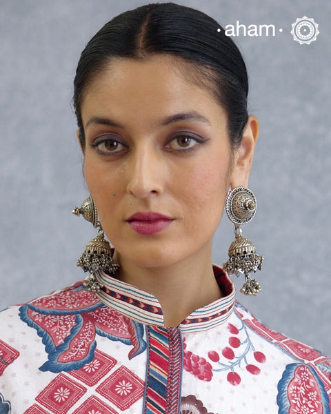 Tribal Silver Jhumkie