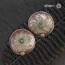 How beautiful are these dome shaped silver studs. Light weight and so easy to wear. Vintage plug earrings that are converted to stud style easy to wear earrings.&nbsp;