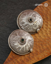 How beautiful are these dome shaped silver studs! Light weight and so easy to wear. Vintage plug earrings that are converted to stud style easy to wear earrings.