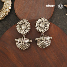 Vintage Tribal Silver Earrings