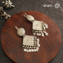 Tribal Pandadi (leaf) Silver Earrings