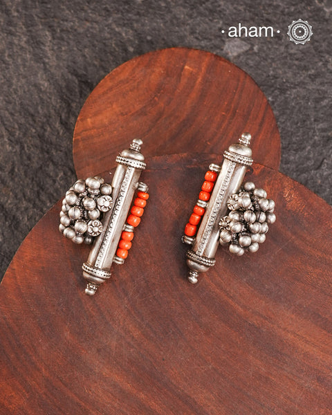 Tribal Silver Earrings