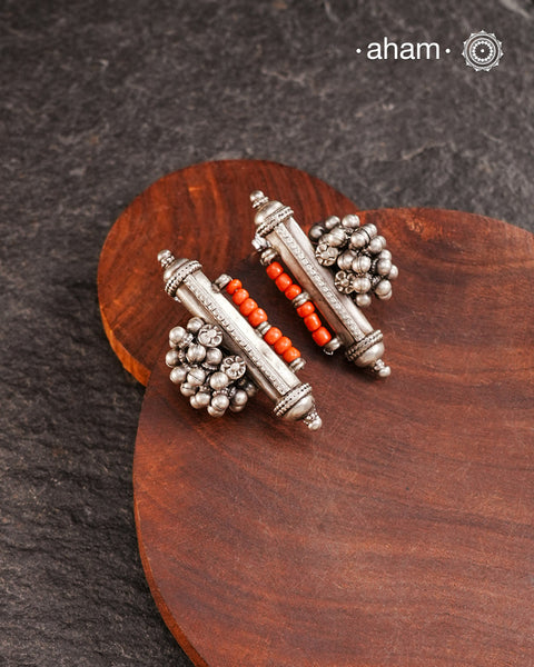 Tribal Silver Earrings