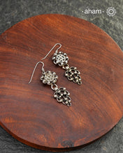 Tribal Earrings created in silver with traditional artistry and craftsmanship.