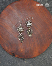 Tribal Earrings created in silver with traditional artistry and craftsmanship.