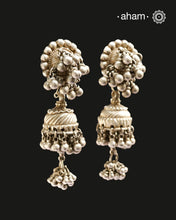 Tribal Earrings created in silver with traditional artistry and craftsmanship.