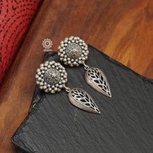 Ananya Silver Flower Earrings