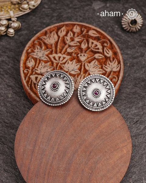 Shivneri Silver Studs