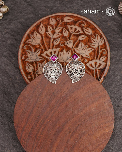 Shivneri Ambi Silver Studs