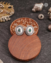 Expertly handcrafted in Kolhapur, these 92.5 sterling silver earrings are made by skilled artisans. Their lightweight design makes them ideal for everyday wear.