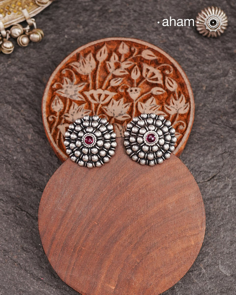 Shivneri Silver Studs