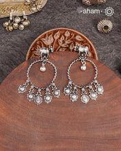 Shivneri Cow Silver Earrings