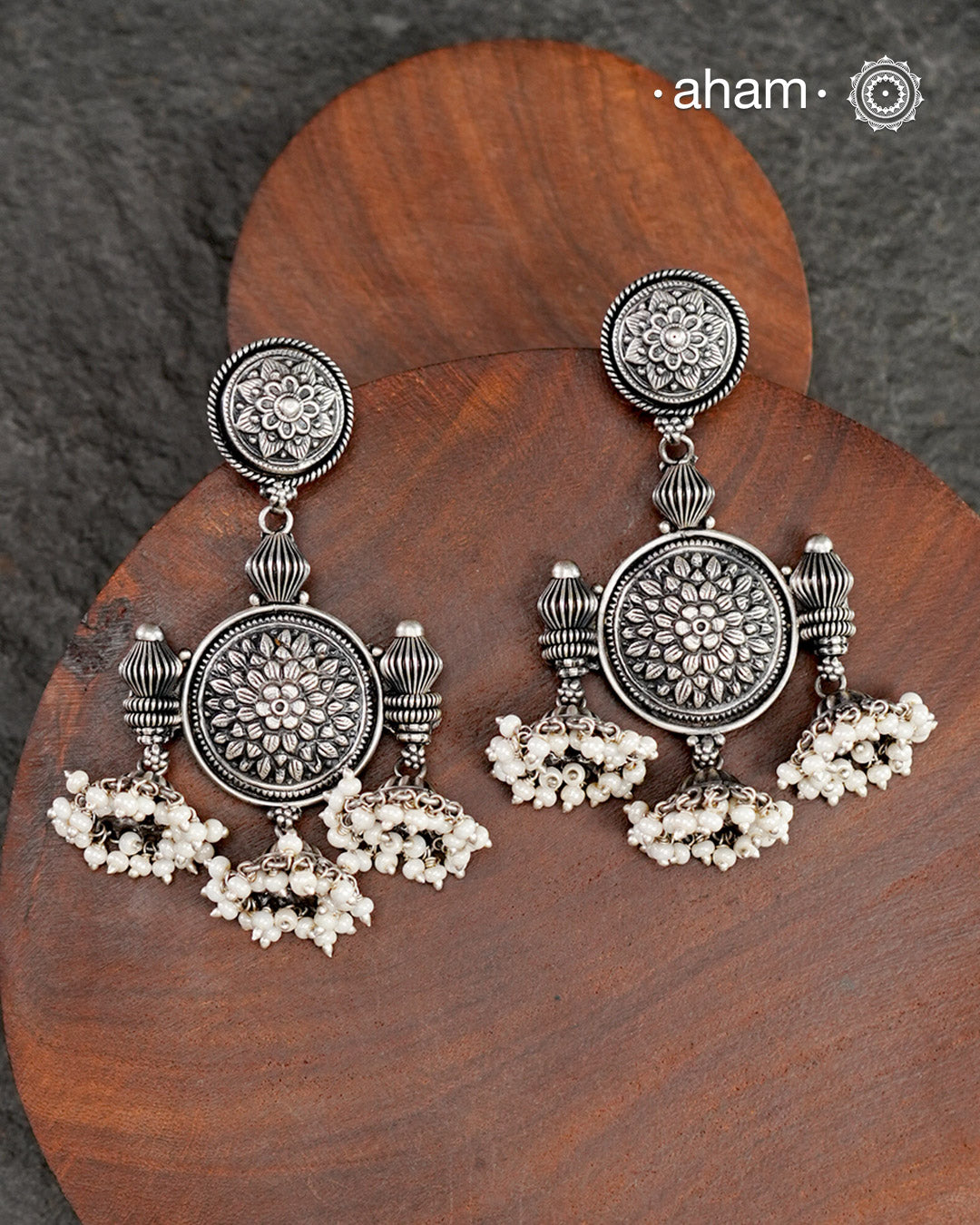 Shivneri Silver Jhumkie