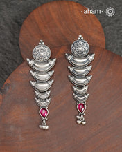 Shivneri Silver Earrings