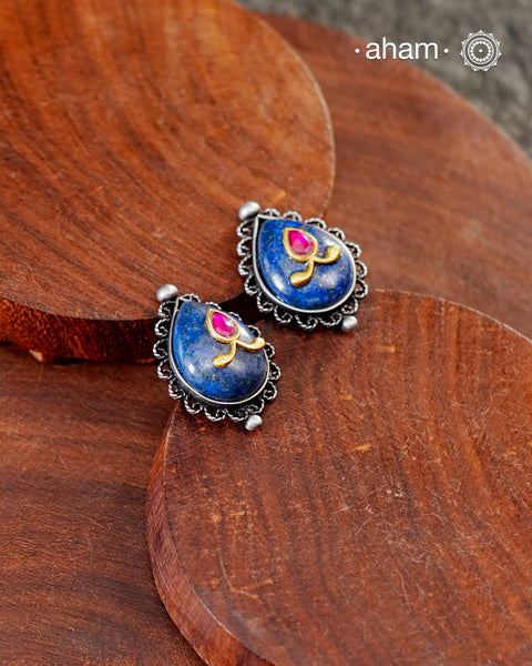 Ira Lapiz Silver Studs