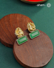 Noori two tone earrings. The earrings are handcrafted in 92.5 sterling silver with gold highlights.&nbsp;Style this up with your favourite ethnic or fusion outfits to complete the look.