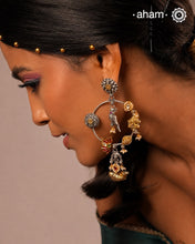 Noori Two Tone Silver Earrings