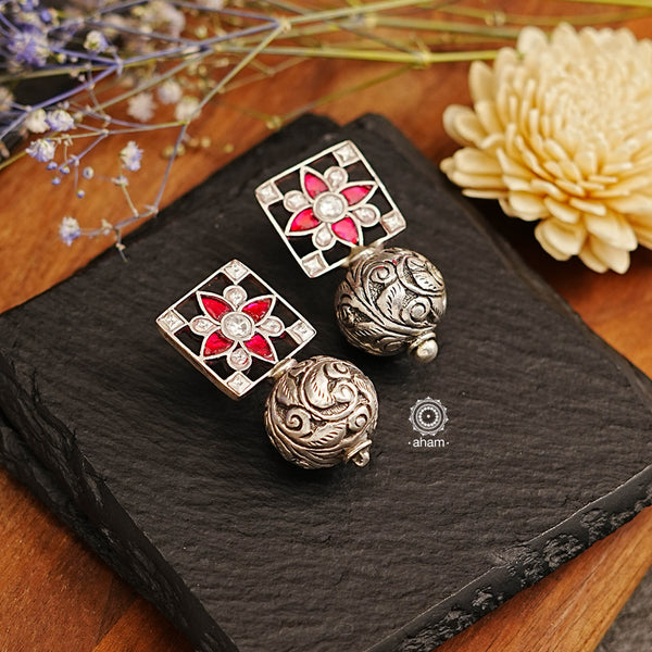 Ira Drop Silver Earrings