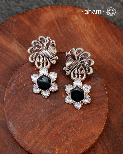 Handcrafted 92.5 sterling silver Ira Earrings. Perfect for special occasions and festivities.
