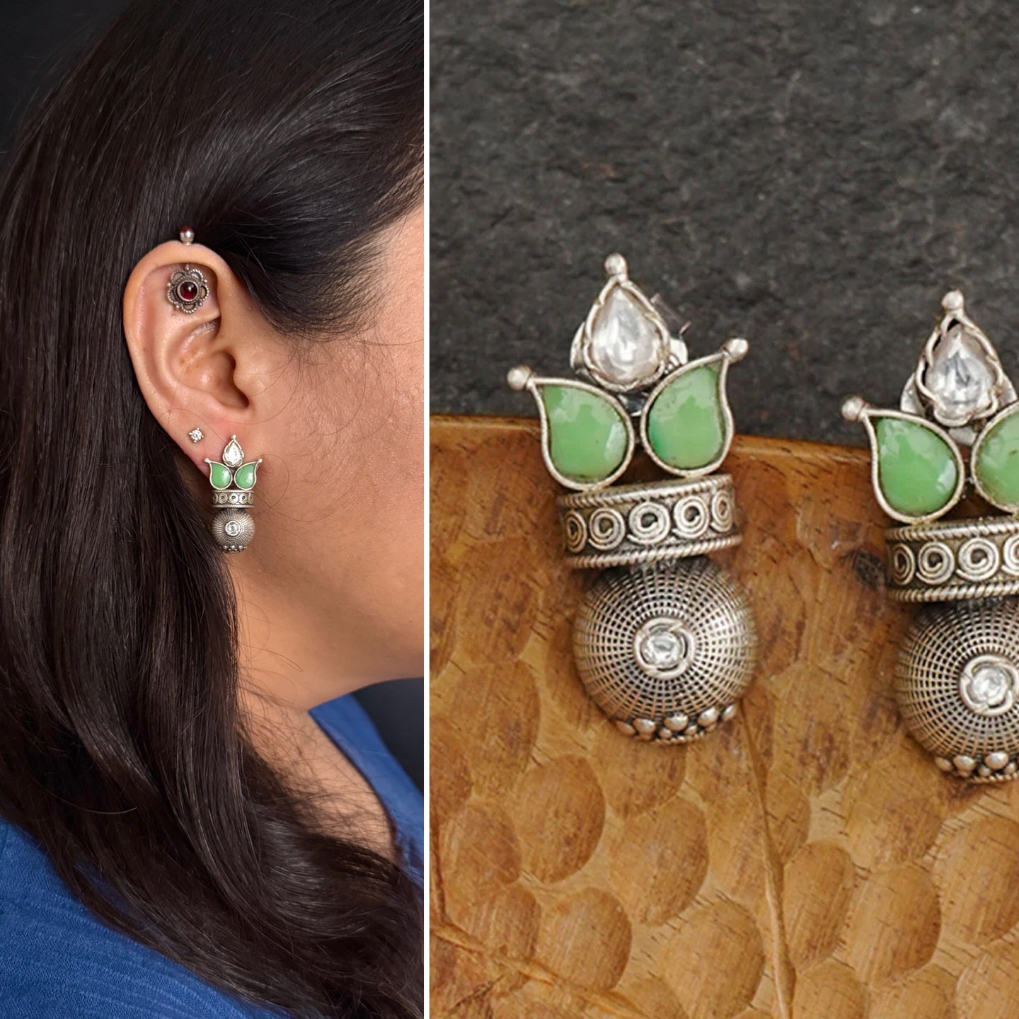 The Ira Silver Earrings are the perfect accent for your wardrobe. Crafted from 92.5 sterling silver, these earrings feature beautiful details and are lightweight for all-day comfort. Add a touch of elegance with this timeless jewellery.