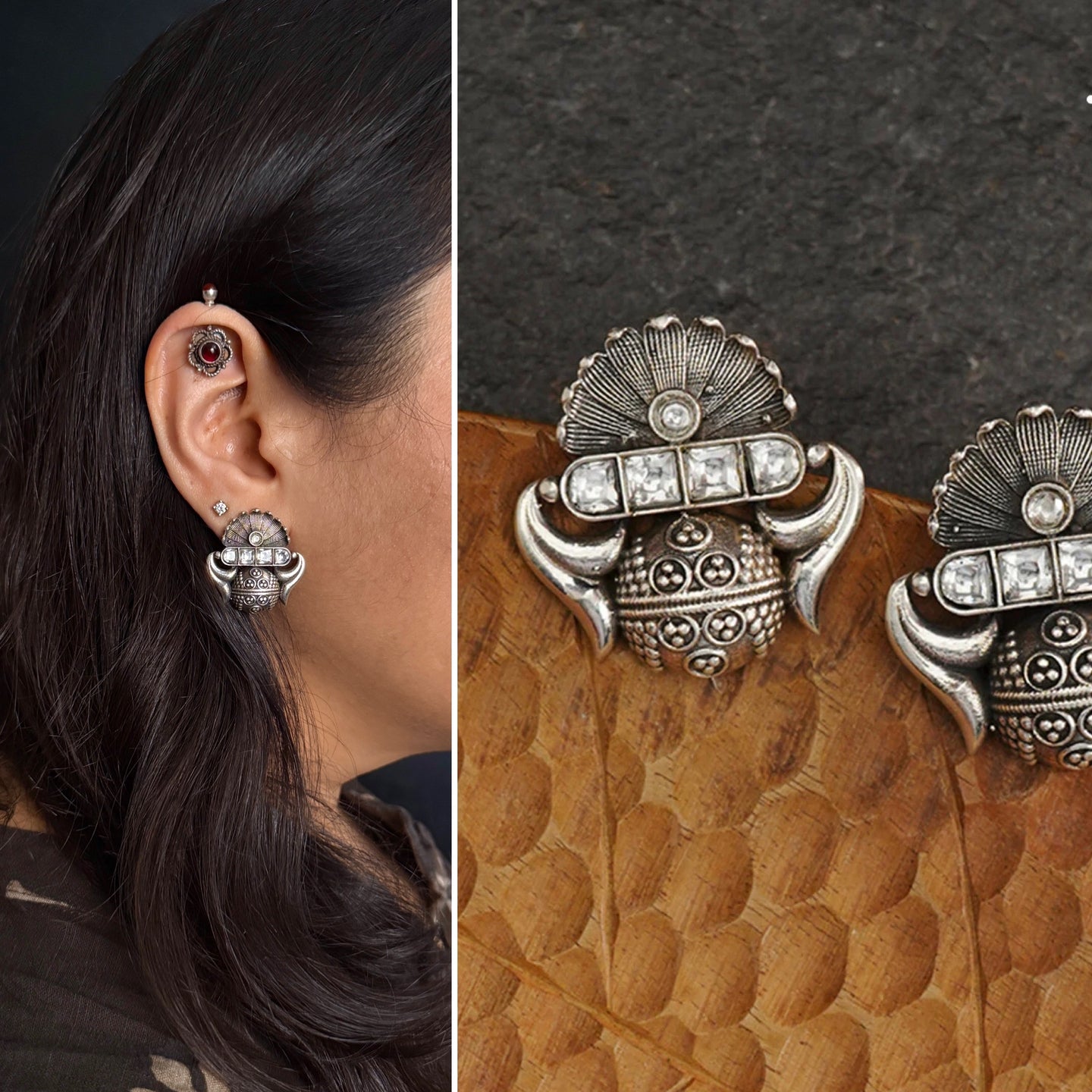 The Ira Silver Earrings are the perfect accent for your wardrobe. Crafted from 92.5 sterling silver, these earrings feature beautiful details and are lightweight for all-day comfort. Add a touch of elegance with this timeless jewellery.