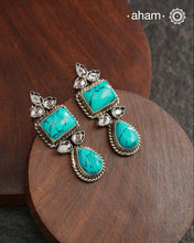 The Ira Silver Earrings are the perfect accent for your wardrobe. Crafted from 92.5 sterling silver, these earrings feature beautiful turquoise stone details. Add a touch of elegance with this timeless jewellery.