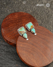 Himalayan Turquoise Silver Earrings