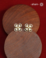 Expertly crafted studs in 92.5% sterling silver with a fine gold polish finish and elegantly set with brilliant moissanite stones&nbsp; Designed to offer lasting shine and sophistication making them a perfect choice for special occasions. 