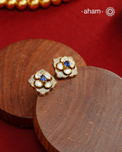 Moissanite Gold Polish Silver Studs