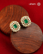 Moissanite Gold Polish Silver Studs