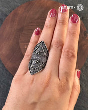Handcrafted Ring in 92.5 sterling silver.