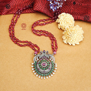 Nrityam Peacock Neckpiece