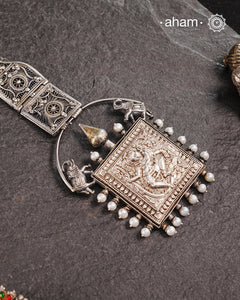 Krishna Silver Neckpiece