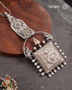 Krishna Silver Neckpiece