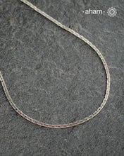 92.5 Silver chain with interloop texture