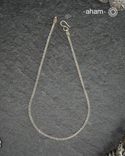 92.5 Silver chain with interloop texture