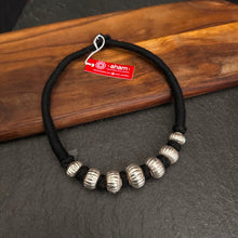 Wax Beads coated with silver foil
