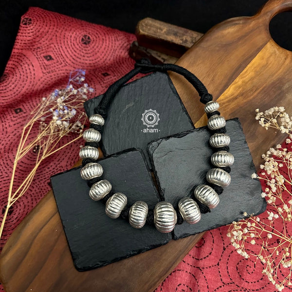 A classic! The silver-coated Wax beads deliver a timeless, iconic look that complements any western or Indian garment. 
